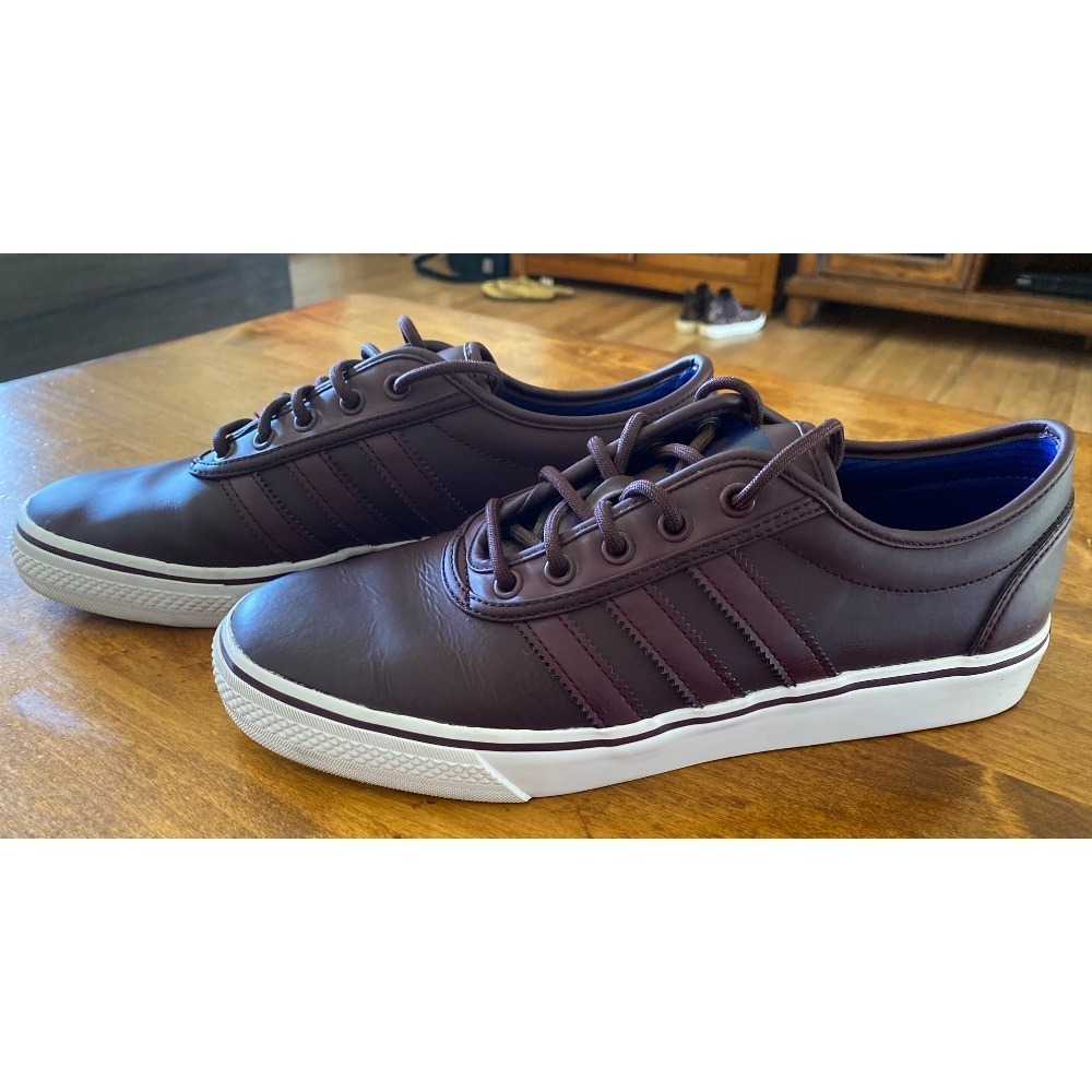 Adidas Adi-Ease Dark Burgandy Skate Shoes. Size 8 1/2 EUC - Picture 2 of 12